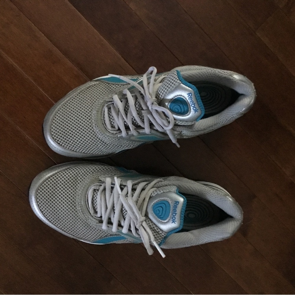Reebok Kids Blue Mesh Sneakers